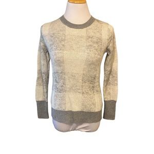 Banana Republic Wool Blend Buffalo Check Sweater